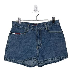 Tommy Hilfiger vintage high waist upstate short Jean Shorts sz 9 retro 90’s Y2K
